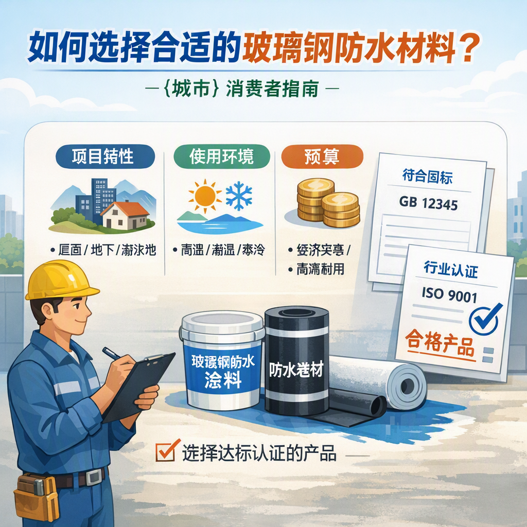 如何判定玻璃钢防水材料的合格标准? 日照 消费者指南