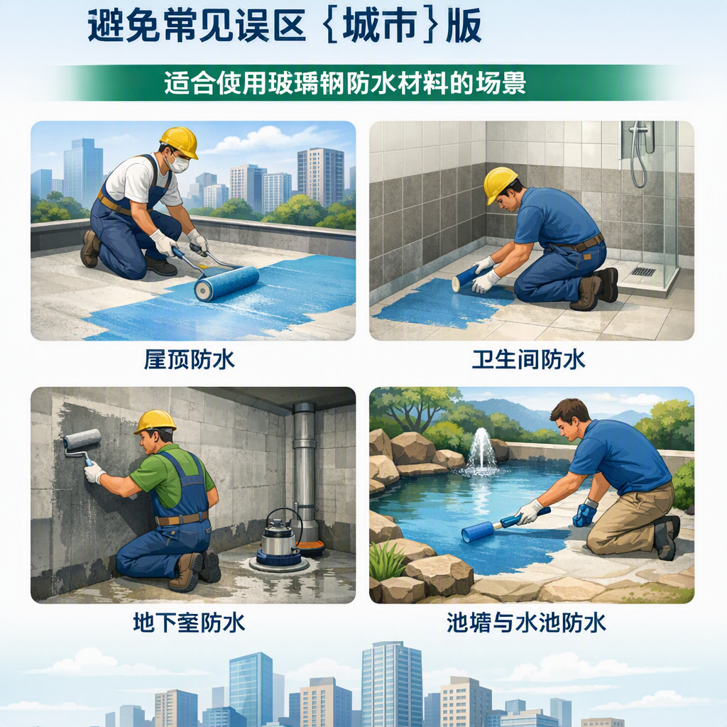 玻璃钢防水材料施工注意事项,避免常见误区 日照 版