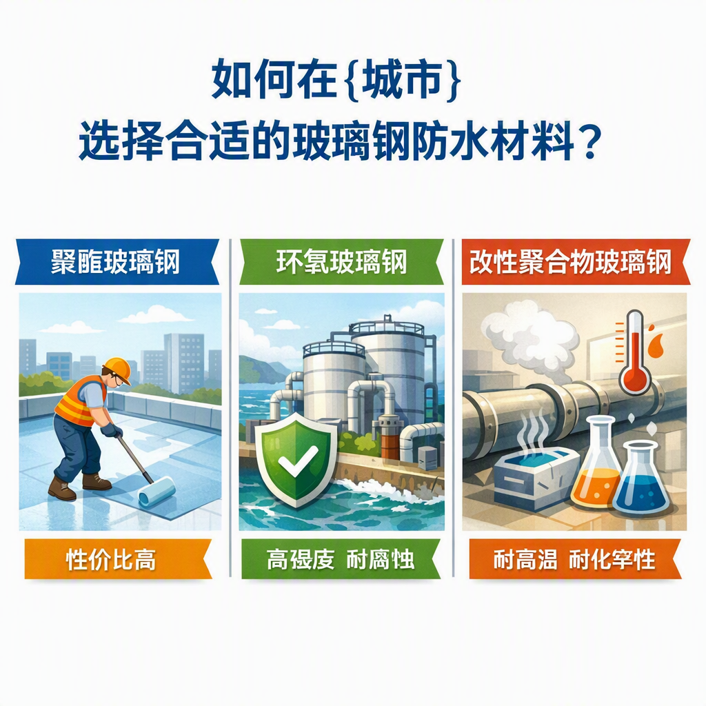 如何在日照选择合适的玻璃钢防水材料?