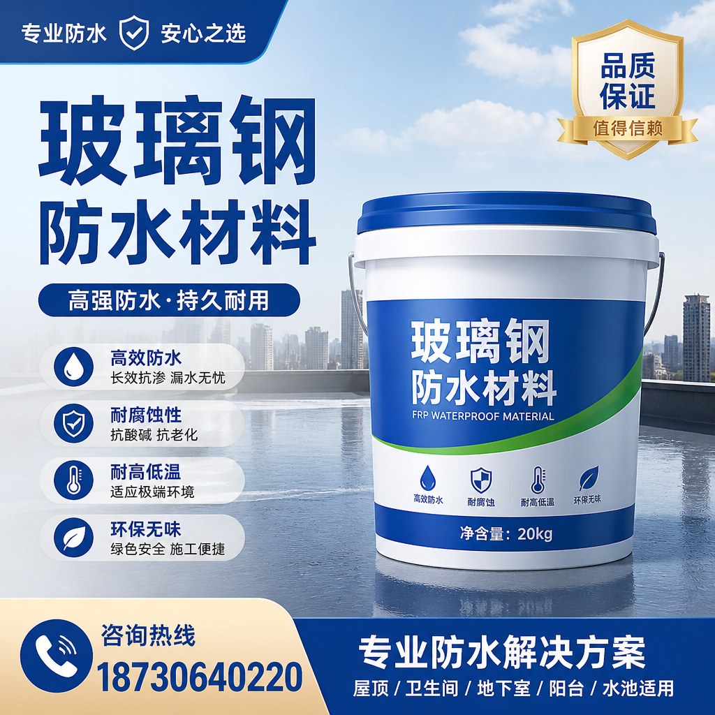 了解玻璃钢防水材料的市场趋势,日照 企业不可不知